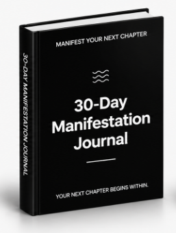 30-Day Manifestation Journal — 3D cover